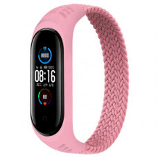 Ремінець до фітнес браслета BeCover Elastic Nylon Style для Xiaomi Mi Smart Band 5/6 (Size M) Pink (706152)