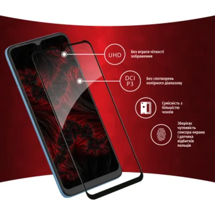 Скло захисне Intaleo Full Glue Tecno Pop 5 LTE (1283126535376)