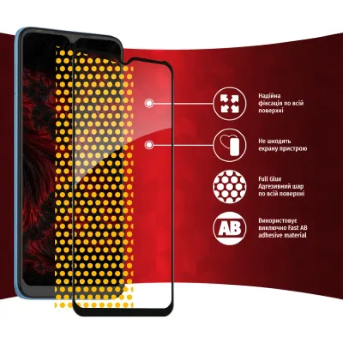 Скло захисне Intaleo Full Glue Tecno Pop 5 LTE (1283126535376)