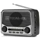 Портативний радіоприймач REAL-EL X-525 Grey (EL121800004)