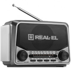 Портативний радіоприймач REAL-EL X-525 Grey (EL121800004)