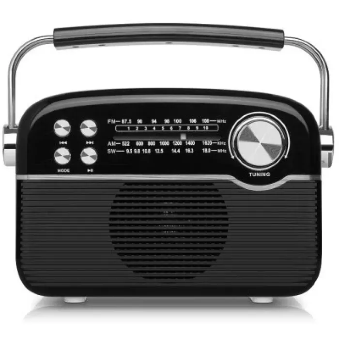 Портативний радіоприймач REAL-EL X-545 Black (EL121800005)