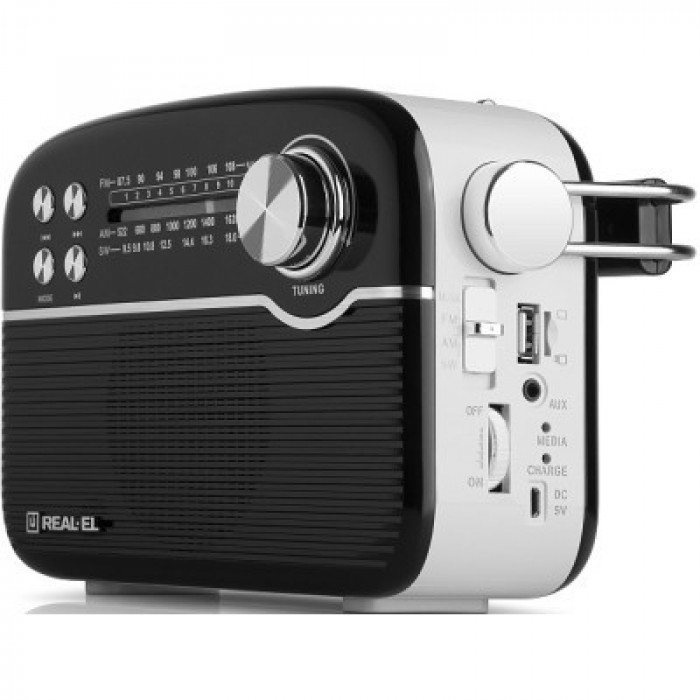 Портативний радіоприймач REAL-EL X-545 Black (EL121800005)