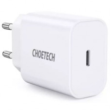 Зарядний пристрій Choetech USB-С 20W PD/QC (Q5004-EU-WH)