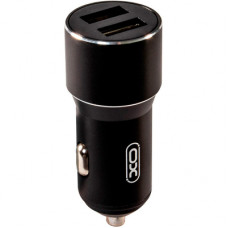 Зарядний пристрій XO CC30 Metal Car Charger Black (XO-CC30-BK)