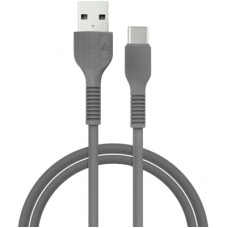 Дата кабель USB 2.0 AM to USB-C 1.2m Black ACCLAB (1283126518232)