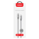 Дата кабель USB-C to USB-C 1.0m CBGNYTT1 60W Grey Intaleo (1283126559501)
