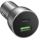 Зарядний пристрій Ugreen 1xUSB-C + 1xUSB QC3.0 60W CD213 gray (60980)