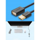 Дата кабель USB 2.0 AM/AF 5.0m US103 Black Ugreen (10318)