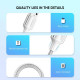 Дата кабель USB 2.0 AM to USB-C 1.5m 3.0A 18W US288 White Ugreen (60132)