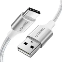 Дата кабель USB 2.0 AM to USB-C 2.0m 3.0A 18W US288 White Ugreen (60133)