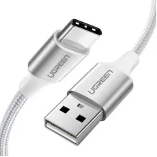 Дата кабель USB 2.0 AM to USB-C 2.0m 3.0A 18W US288 White Ugreen (60133)