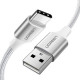 Дата кабель USB 2.0 AM to USB-C 2.0m 3.0A 18W US288 White Ugreen (60133)