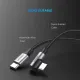 Дата кабель USB-C to USB-C 2.0m 60W US255 Black Gray Ugreen (50125)