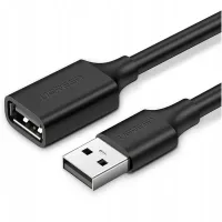 Дата кабель USB 2.0 AM/AF 2.0m US103 Black Ugreen (10316)