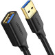 Дата кабель USB 3.0 AM/AF 3.0m US129 Black Ugreen (30127)