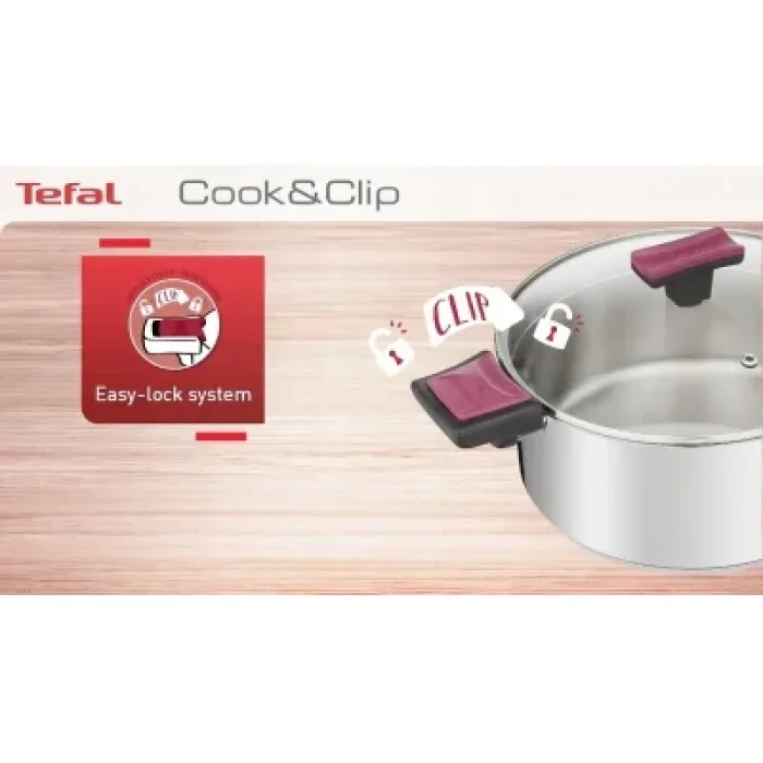 Набір посуду Tefal CookClip (G723SA74)