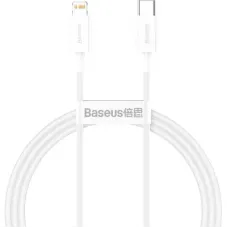 Дата кабель USB-C to Lightning 1.0m 20W Superior Series White Baseus (CATLYS-A02)