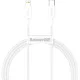 Дата кабель USB-C to Lightning 1.0m 20W Superior Series White Baseus (CATLYS-A02)