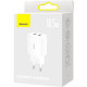 Зарядний пристрій Baseus Compact Charger 2U White (CCXJ010202)