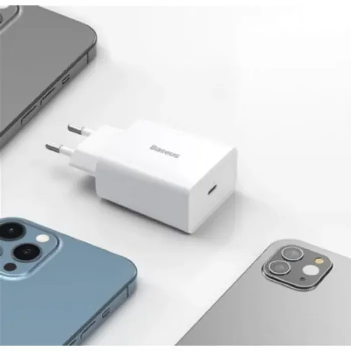 Зарядний пристрій Baseus Speed Mini Quick Charger White (CCFS-SN02)