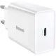 Зарядний пристрій Baseus Speed Mini Quick Charger White (CCFS-SN02)