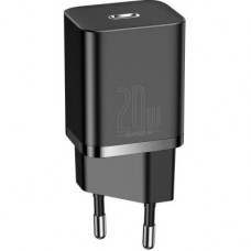 Зарядний пристрій Baseus Super Si 1C 20W With Cable Type-C/iP Black (TZCCSUP-B01)