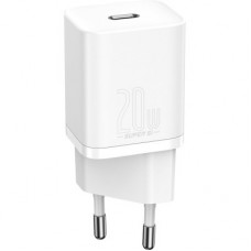 Зарядний пристрій Baseus Super Si Quick Charger 1C 20W EU White (CCSUP-B02)