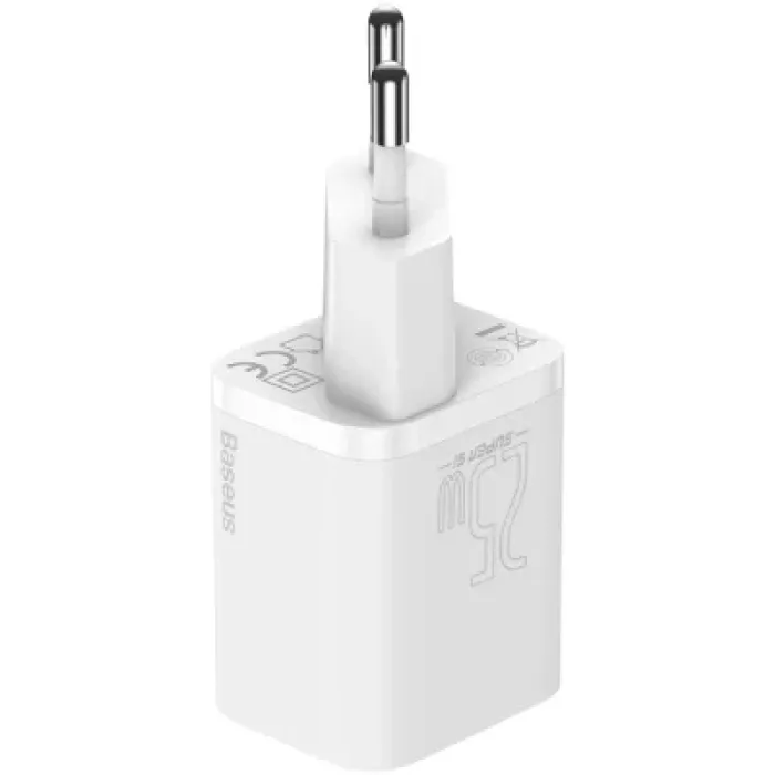Зарядний пристрій Baseus Super Si Quick Charger 1C White (CCSP020102)