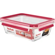 Харчовий контейнер Tefal Masterseal Glass Red 1.3 л (N1041010)