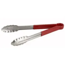 Щипці кухонні Winco UT-12HP-R 30 см Red (59816)