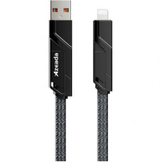Дата кабель USB-C to USB-C + Lightning + USB-A 1.5m Black Proda (PD-B96th-BK)