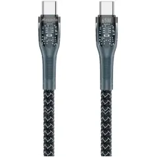 Дата кабель USB-C to USB-C 1.3m Lotto PD-B89CC Black Proda (PD-B89 (C-C)-BK)