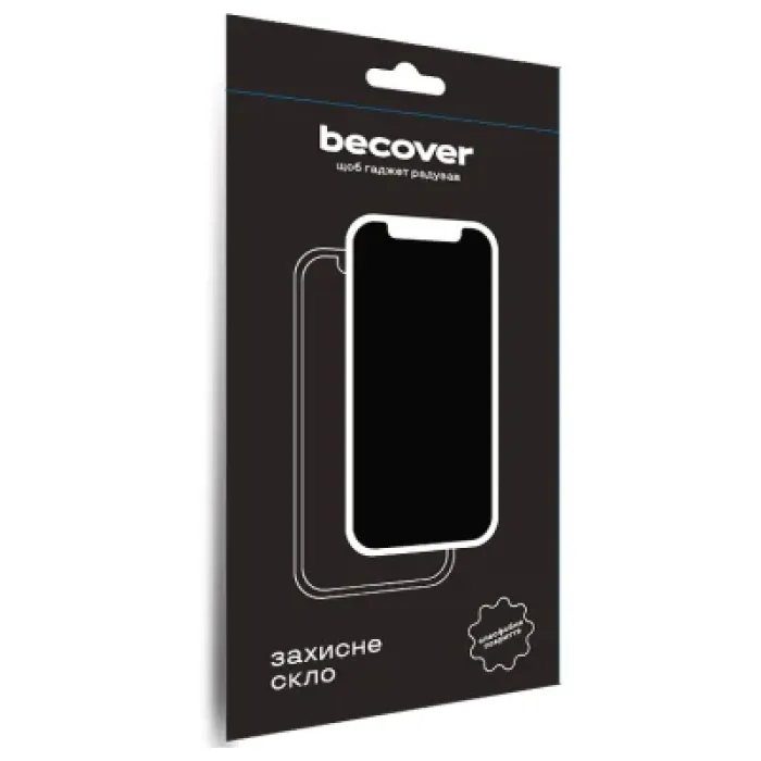 Скло захисне BeCover Tecno Pop 7 (BF6) Black (709264)