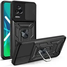Чохол до мобільного телефона BeCover Military Poco F4 Black (709128)