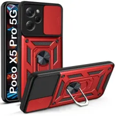 Чохол до мобільного телефона BeCover Military Poco X5 Pro 5G Red (709117)