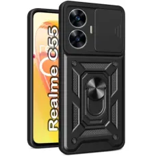 Чохол до мобільного телефона BeCover Military Realme C55 Black (709173)