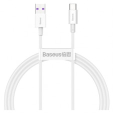 Дата кабель USB 2.0 AM to USB-C 1.0m 3A White Baseus (CATYS-02)