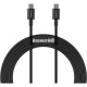 Дата кабель USB-C to USB-C 1.0m 5A Black Baseus (CATYS-B01)