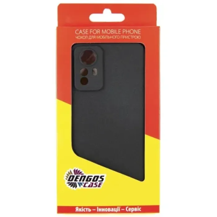 Чохол до мобільного телефона Dengos Carbon Xiaomi Redmi Note 12s (black) (DG-TPU-CRBN-177)