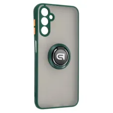Чохол до мобільного телефона Armorstandart Frosted Matte Ring Samsung A14 4G / A14 5G Dark Green (ARM68351)