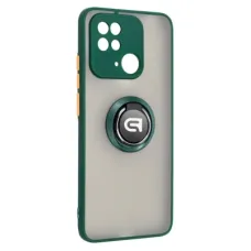 Чохол до мобільного телефона Armorstandart Frosted Matte Ring Xiaomi Redmi 10C Dark Green (ARM68367)