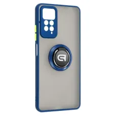 Чохол до мобільного телефона Armorstandart Frosted Matte Ring Xiaomi Redmi Note 12 Pro 4G Navy Blue (ARM68384)