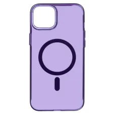Чохол до мобільного телефона Armorstandart Y23 MagSafe Apple iPhone 14 Transparent Purple (ARM68329)