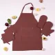 Фартух MirSon Набір 19-1217 Chocolate perla бязь дві прихватки + дві рукавички-прихватки + фартух (2200006752684)