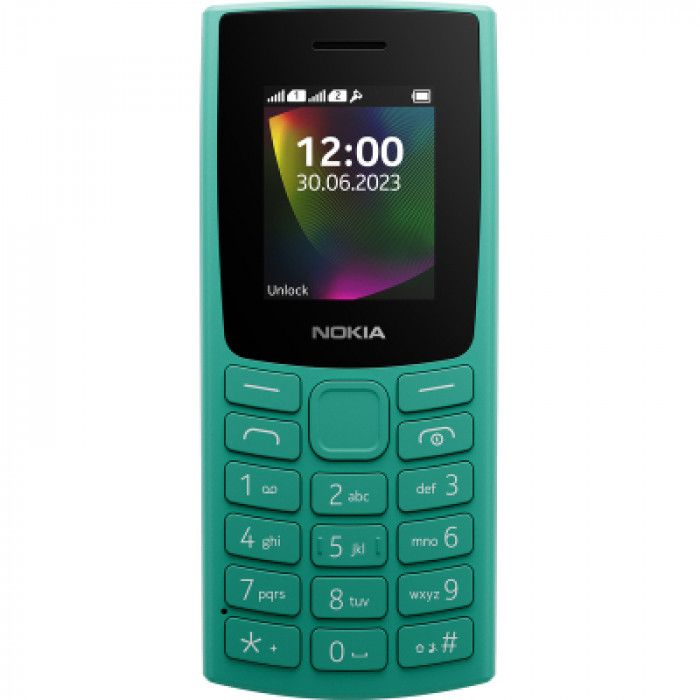 Мобильный телефон Nokia 106 DS 2023 Green (1GF019BPJ1C01)