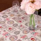 Скатертина MirSon Рогожа №218 Cream Services 130x130 см (2200006738596)