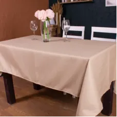 Скатертина MirSon Бавовна №002 Beige Strong 130x220 см (2200006737612)