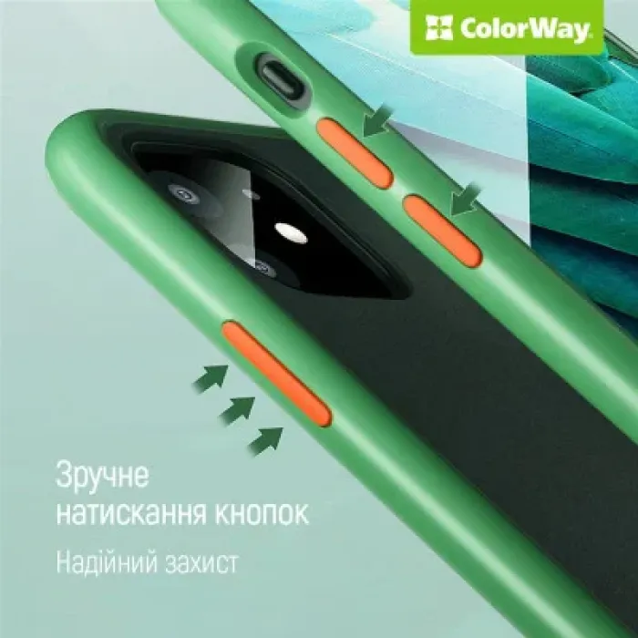 Чохол до мобільного телефона ColorWay Smart Matte Xiaomi Redmi 12 black (CW-CSMXR12-BK)