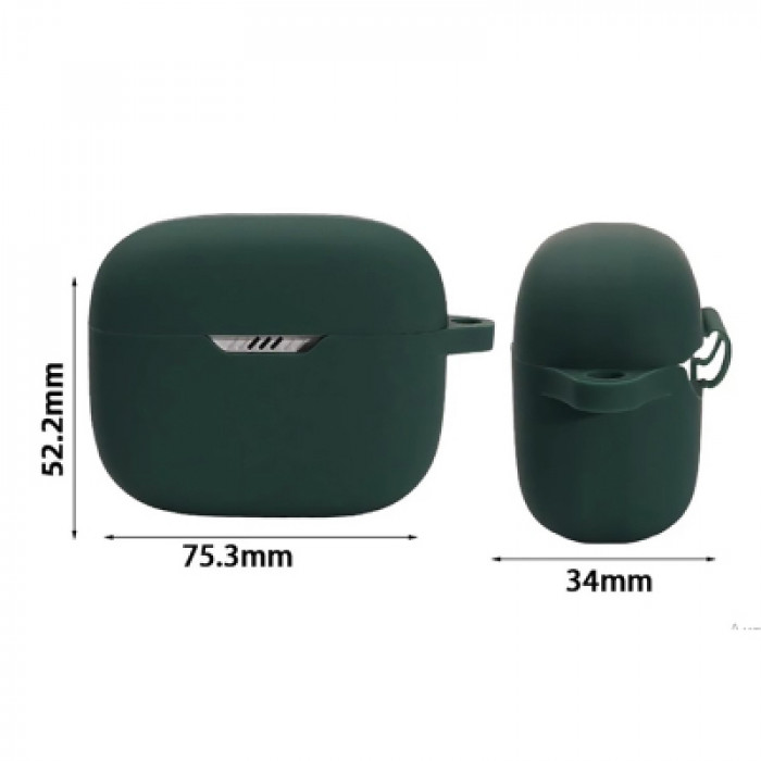 Чохол для навушників BeCover Silicon для JBL Tune 230 NC TWS Dark Green (709601)